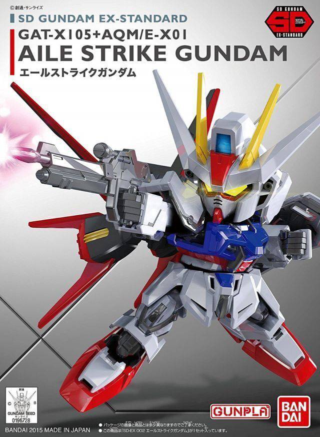 SD GUNDAM EXSTANDARD 002 AILE STRIKE GUNDAM