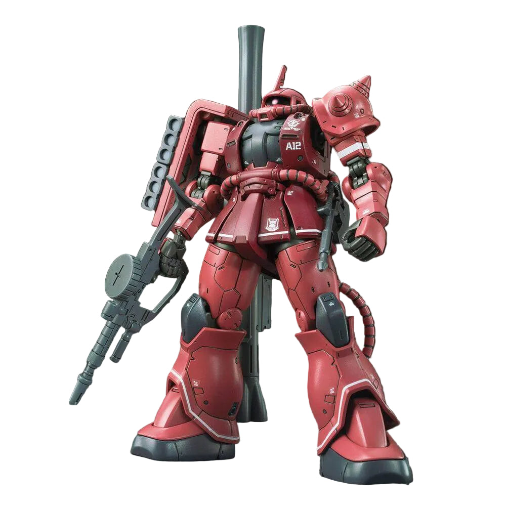 HG 1/144 MS-06S ZAKU II PRINCIPALITY OF ZEON CHAR AZNABLE’S MOBILE SUIT Red Comet Ver.