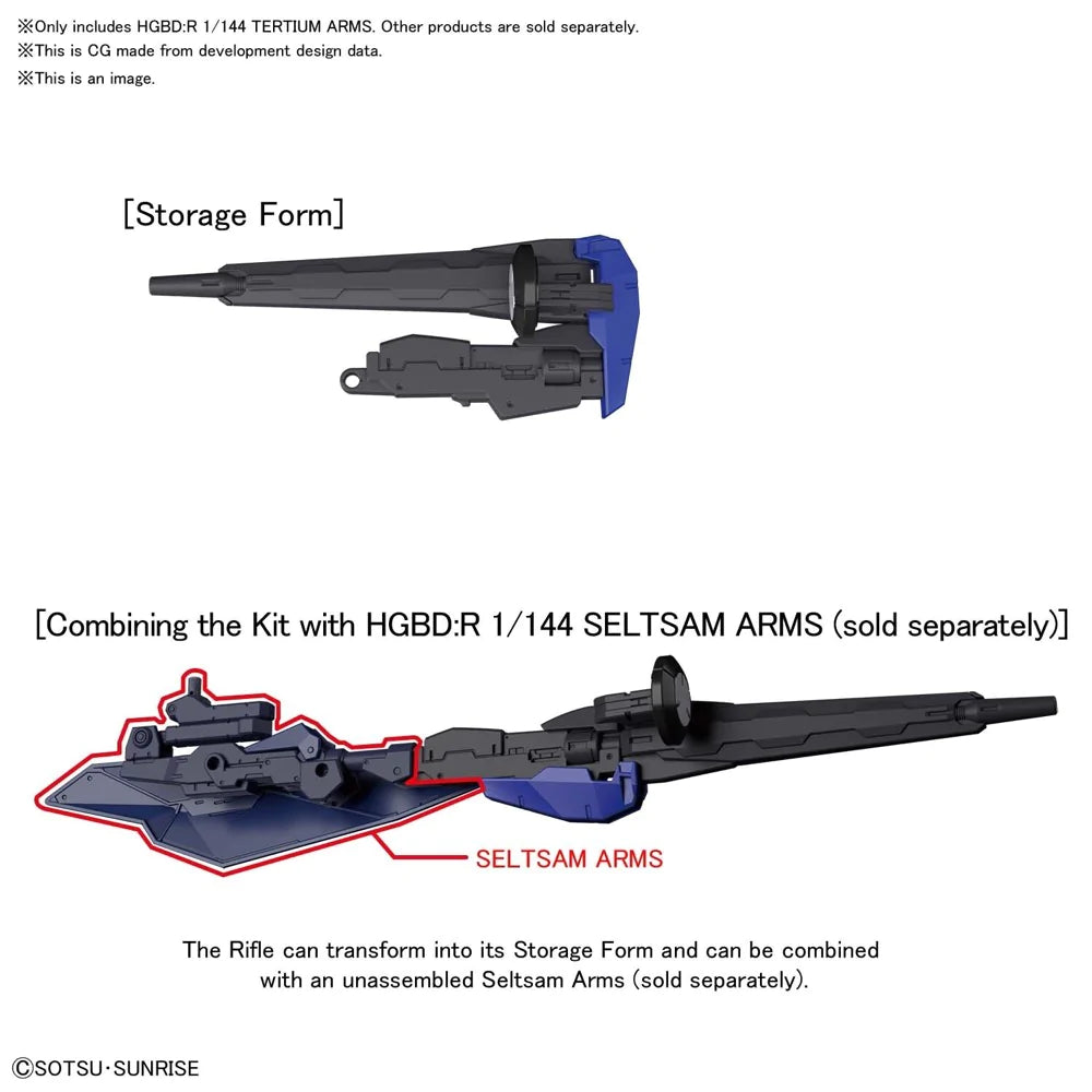 HGBDR 1/144 TERTIUM ARMS