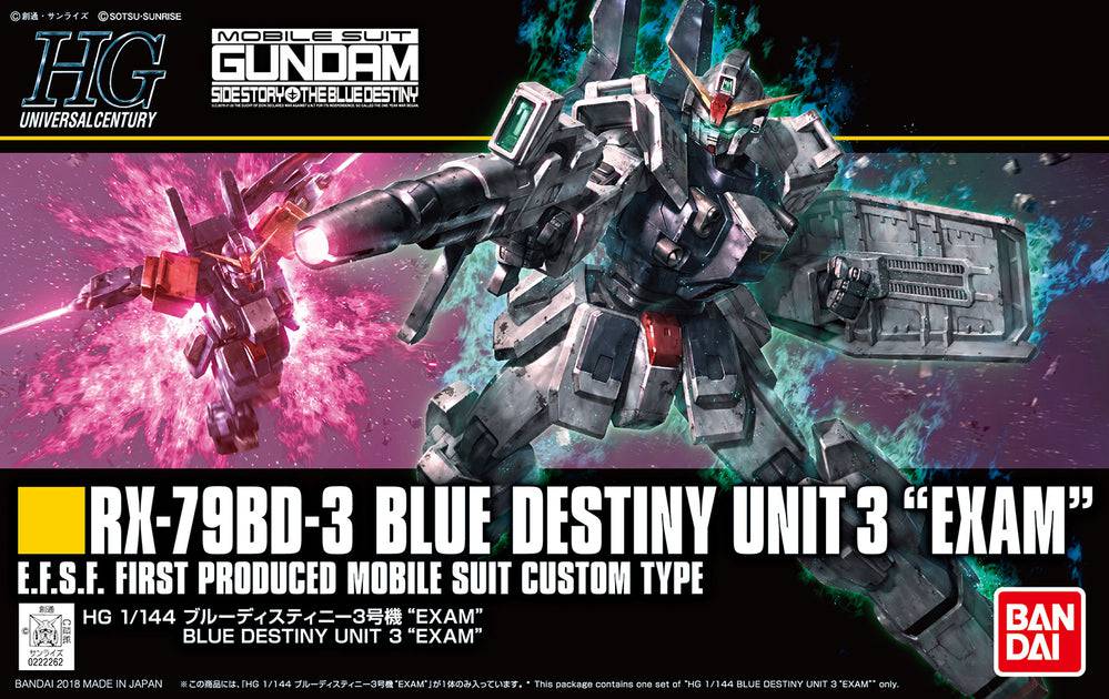 HG 1/144 BLUE DESTINY UNIT3 EXAM