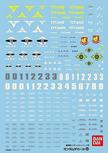 GUNDAM DECAL 22 MG MULTIUSE ZETA