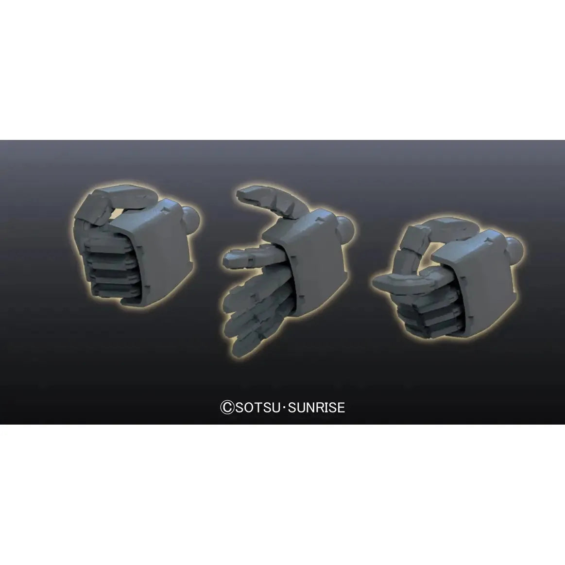 Builders Parts HD 1/144 MS Hand 02 (Zeon) Dark Gray