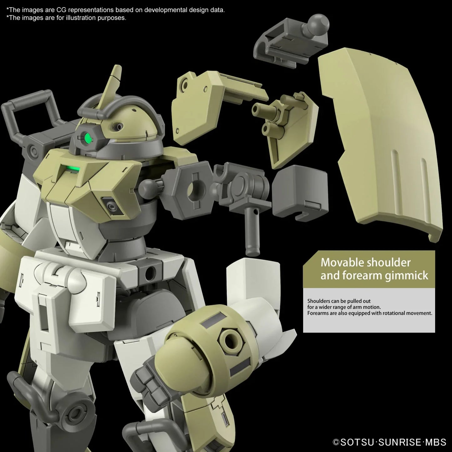 HG 1/144 CHUCHUS DEMI TRAINER