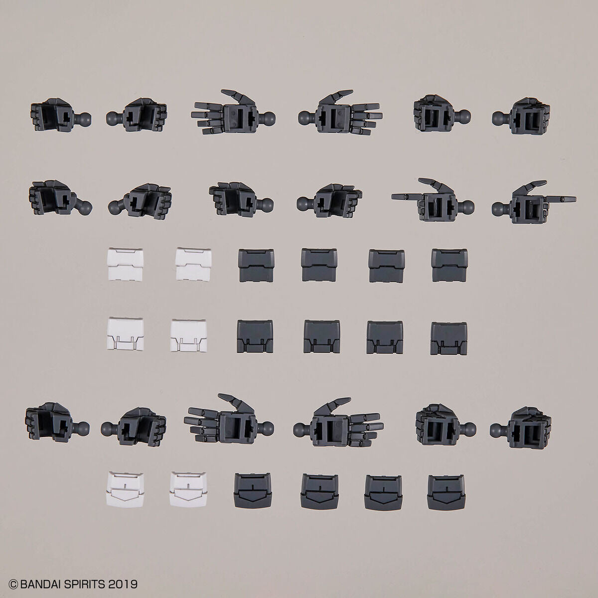 30MM 1/144 OPTION PARTS SET 12(HAND PARTS /MULTI-JOINT)