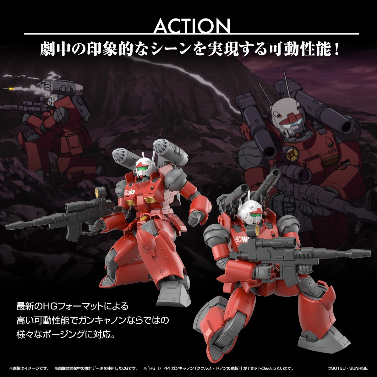 HG 1/144 GUNCANNON (CUCURUZ DOAN’S ISLAND Ver.)