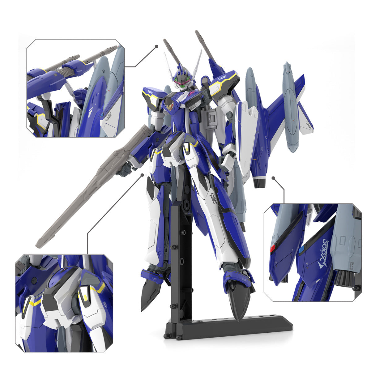 HG 1/100 YF-29 DURANDAL VALKYRIE (MAXIMILIAN JENIUS USE) FULL SET PACK WATER DECALS