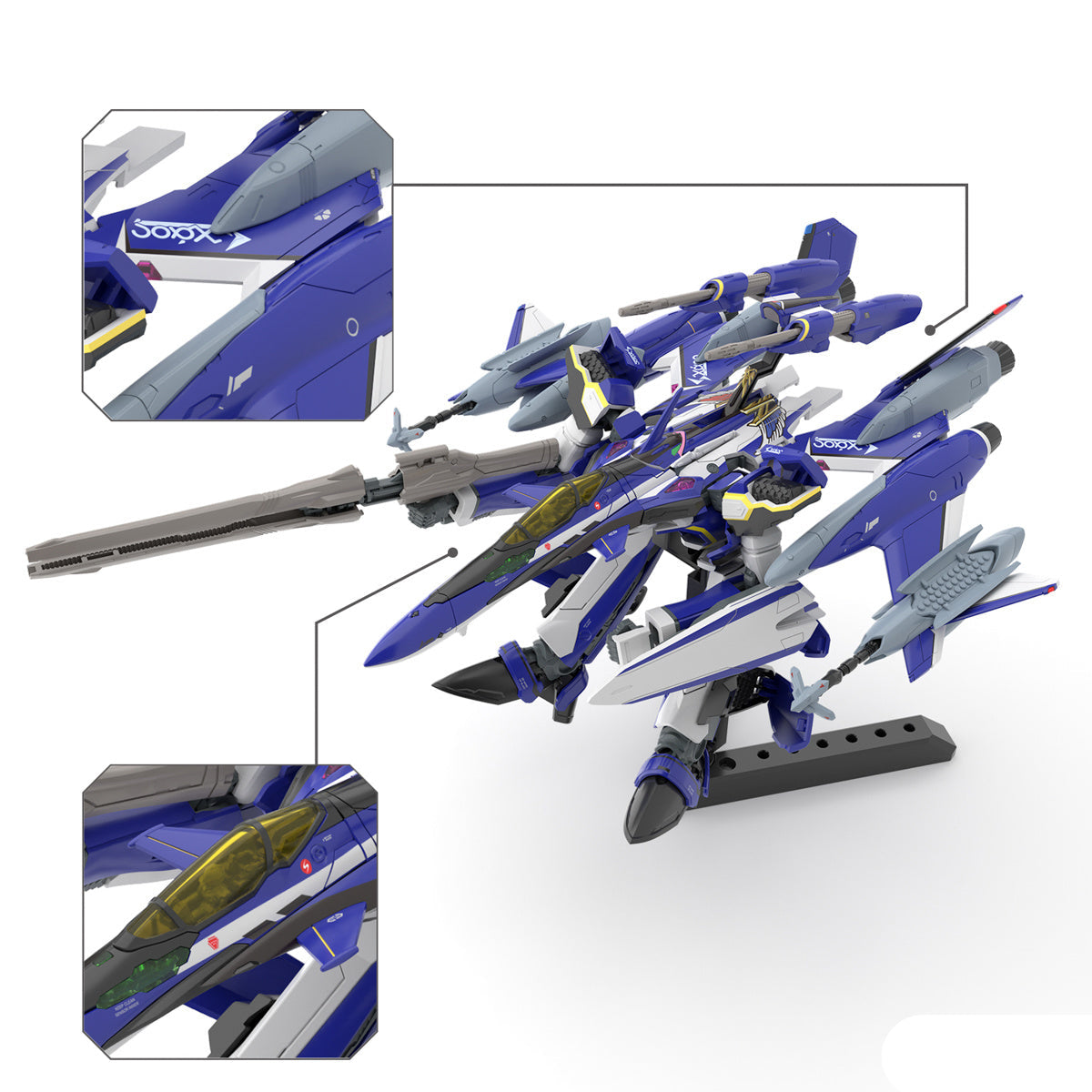 HG 1/100 YF-29 DURANDAL VALKYRIE (MAXIMILIAN JENIUS USE) FULL SET PACK WATER DECALS