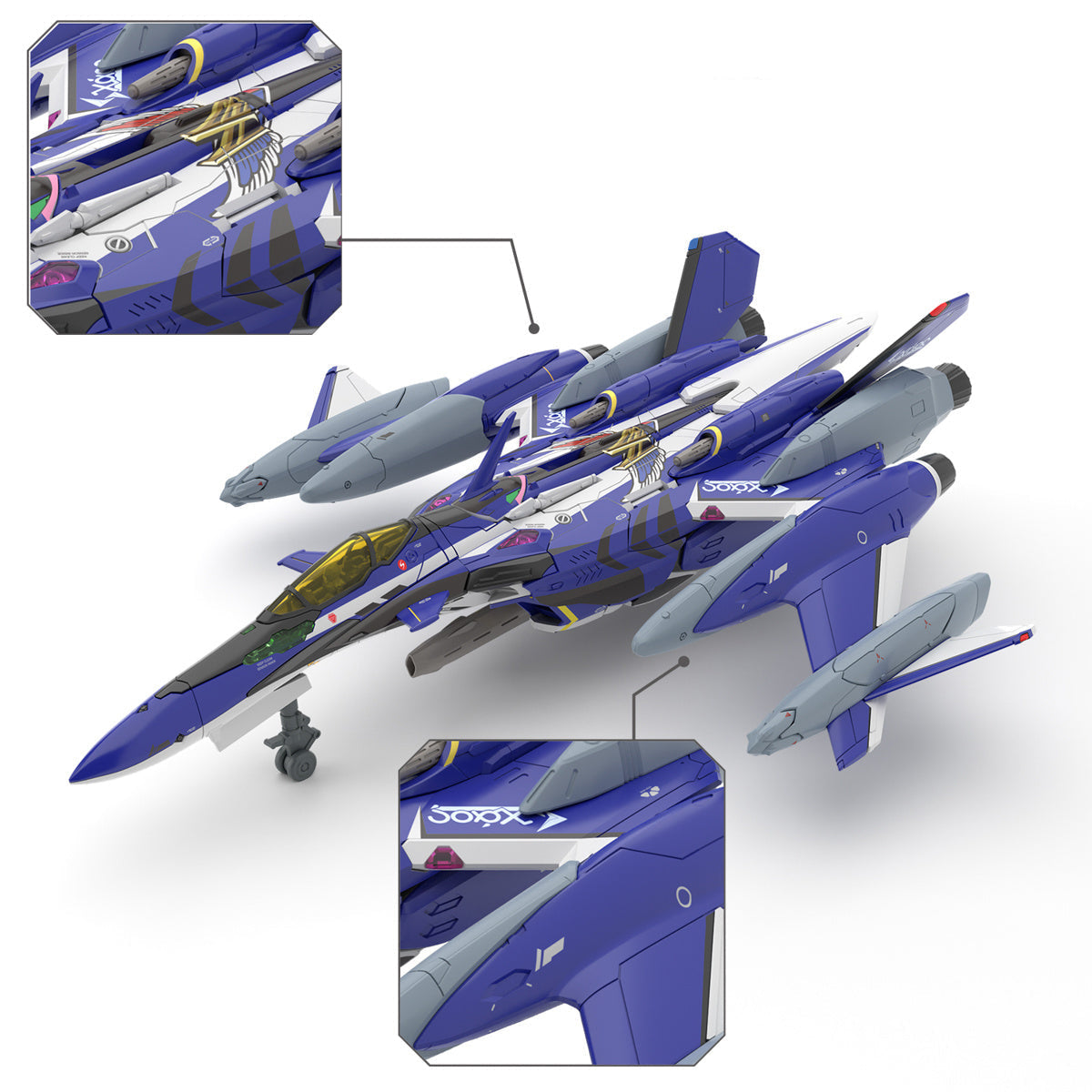 HG 1/100 YF-29 DURANDAL VALKYRIE (MAXIMILIAN JENIUS USE) FULL SET PACK WATER DECALS