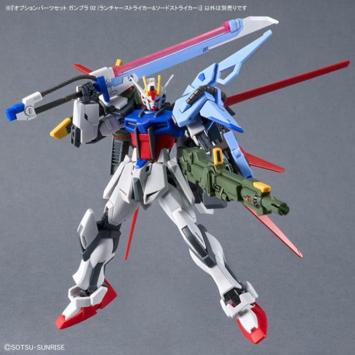 OPTION PARTS SET GUNPLA 02 (LAUNCHER STRIKER & SWORD STRIKER)