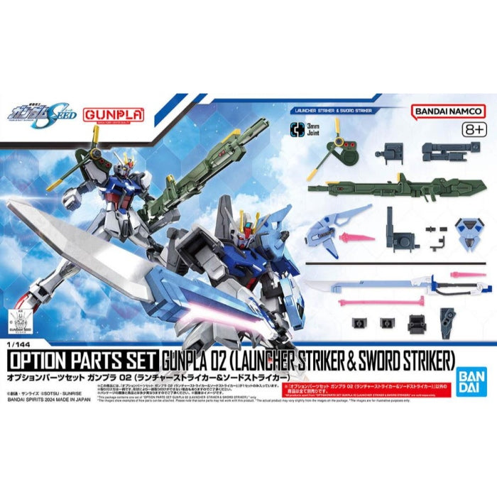 OPTION PARTS SET GUNPLA 02 (LAUNCHER STRIKER & SWORD STRIKER)