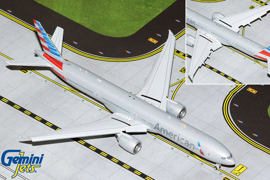 1/400 American Airlines B777300ER N736AT (flaps down)