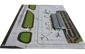 1/400 2-Piece Airport Mat Set Taxiway, Runway (Reverse Side of GJAPS006B2)