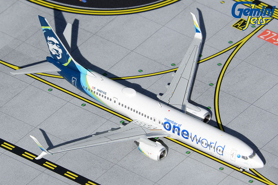 1/400 Alaska Airlines B737900ER N487AS One World Livery