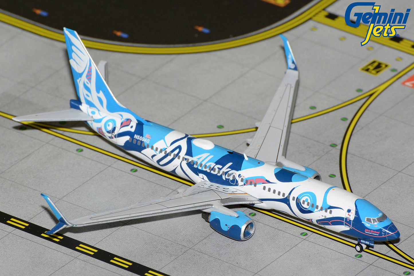 1/400 Alaska B737-800 "X̱áat Ḵwáani"/"Salmon People"