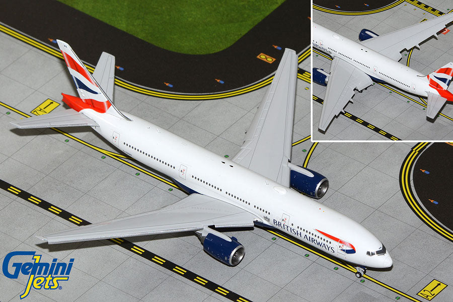 1/400 British Airways B777-200ER G-YMMS Flaps Down