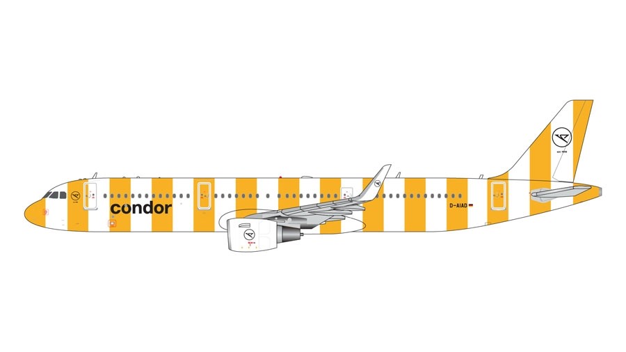 1/400 Condor A321 DAIAD (New Livery: Sunshine/Yellow Stripes)