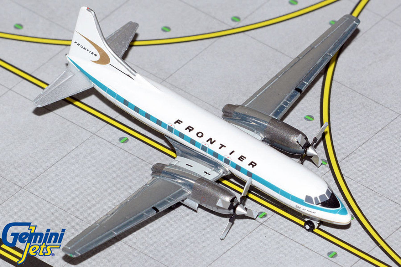 1/400 Frontier Airlines CV580 N73117 1960s livery