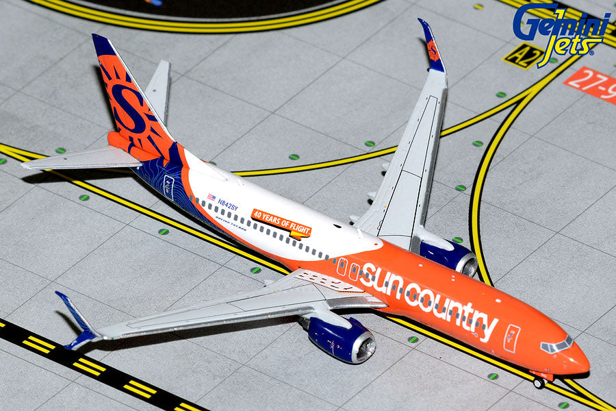 1/400 Sun Country Airlines B737800S 40 Years of Flight