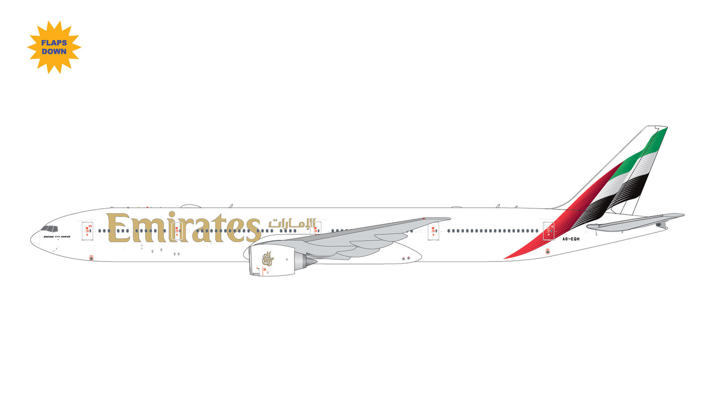 image1_1/400 Emirates B777-300ER A6-EQH (Flaps Down)