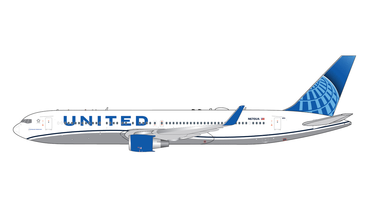 1/400 B767-300ER United N670UA