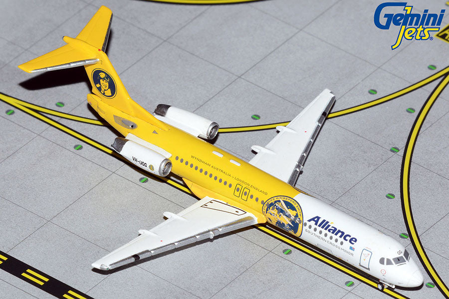 1/400 Alliance Airlines Fokker 100 Southern Cross Minor VHUQG