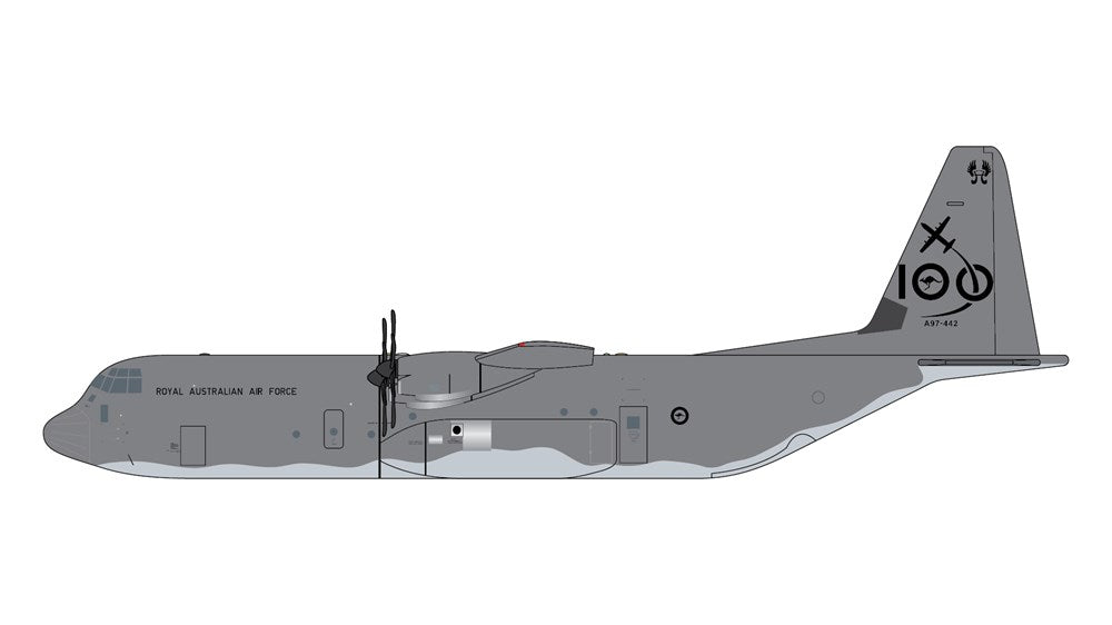 1/400 Royal Australian Air Force C130J30 Super Hercules A97442