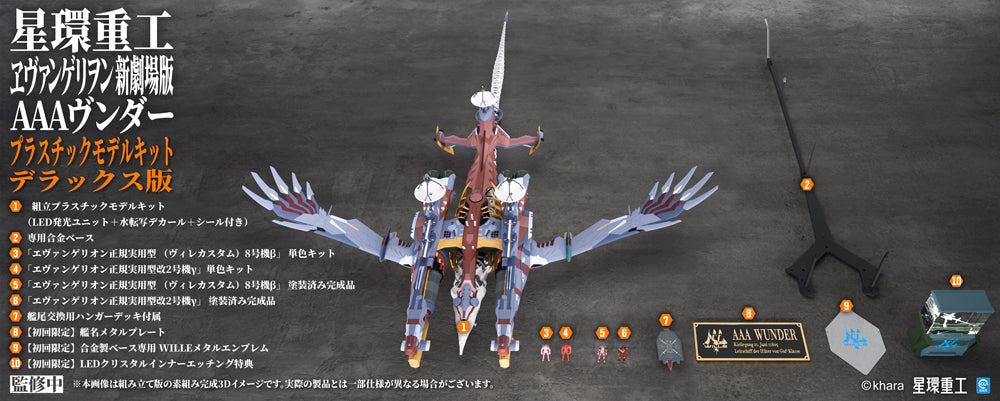 EVANGELION:3.0+1.0 THRICE UPON A TIME - Ultra Scale AAA Wunder (Deluxe Plastic Model Kit Ver.)