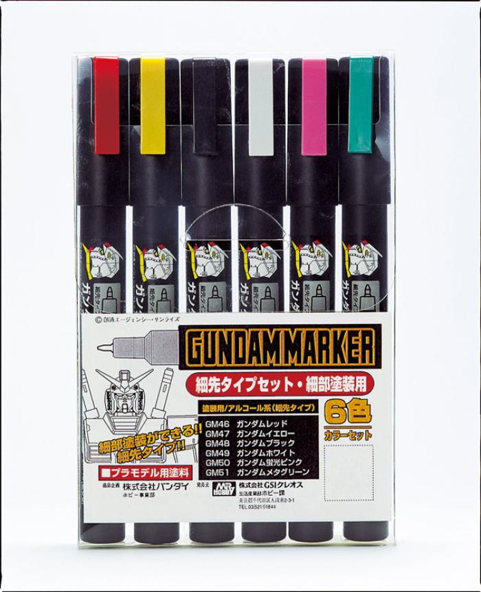 Gundam Marker Fine Edge Set 1