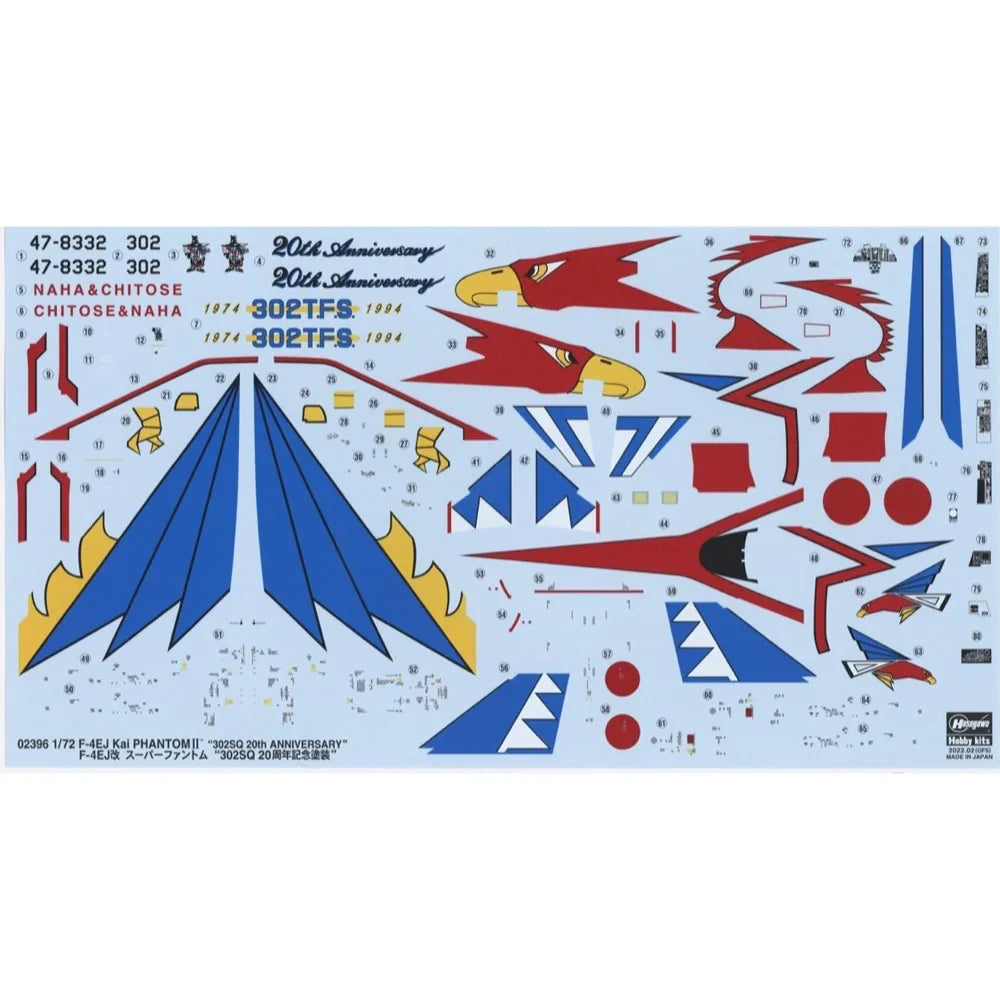 1/72 F4EJ Kai PHANTOM II 302SQ 20th ANNIVERSARY