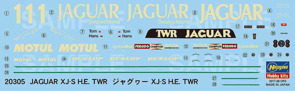 1/24 JAGUAR XJ-S H.E. TWR (Tom Walkinshaw Racing)