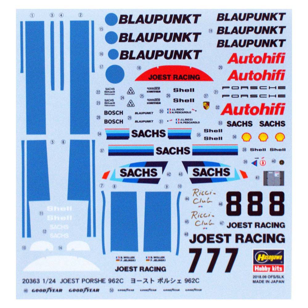 1/24 JOEST PORSCHE 962C