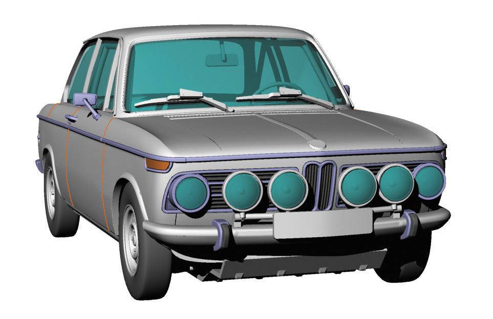 1/24 BMW 2002 ti - 1971 SWEDISH RALLY -