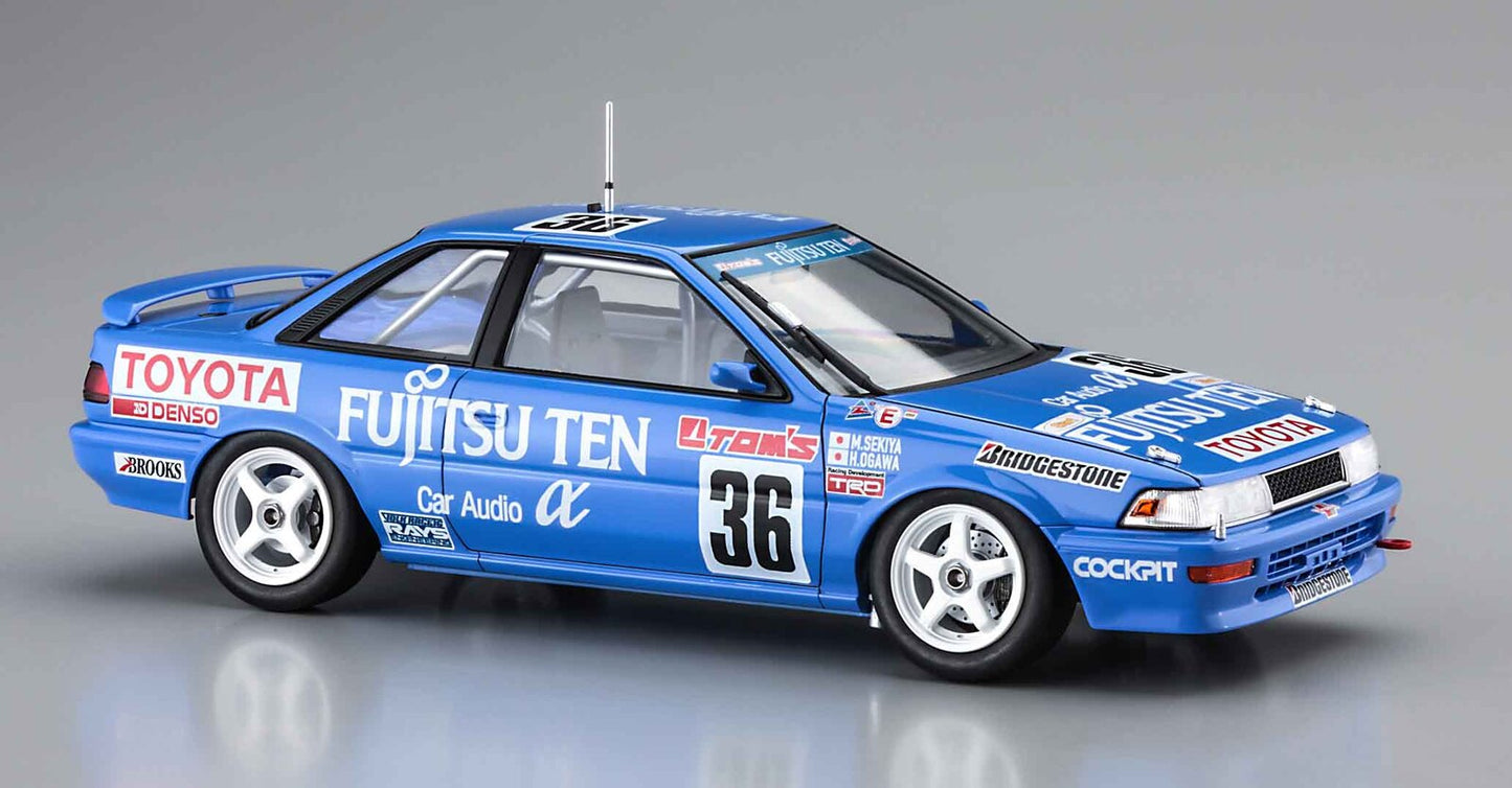 1/24 FUJITSU TEN TOMS SUPRA TURBO A70 1990 JTC