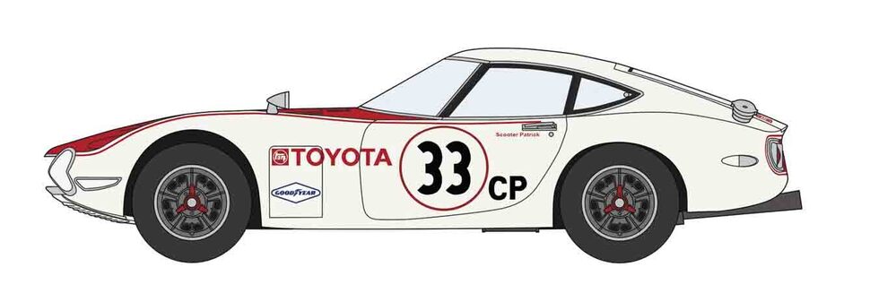 1/24 TOYOTA 2000GT 1968 SCCA SPORTS CAR RACE