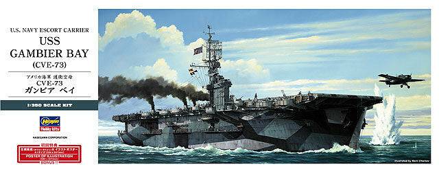 1/350 U.S. Navy Escort Carrier Uss Gambier Bay (Cve-73)