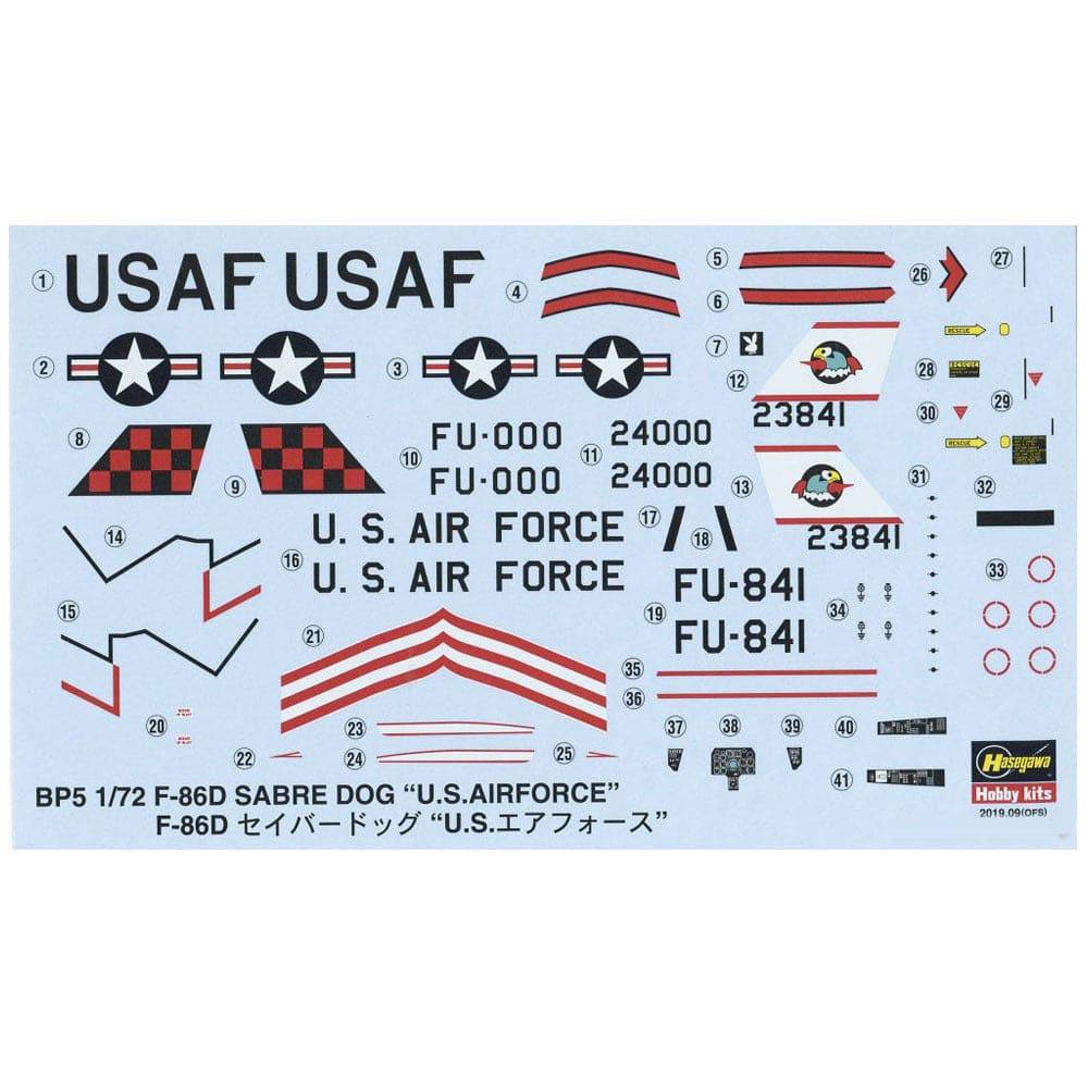 1/72 F-86D SABRE DOG - U.S. AIR FORCE -