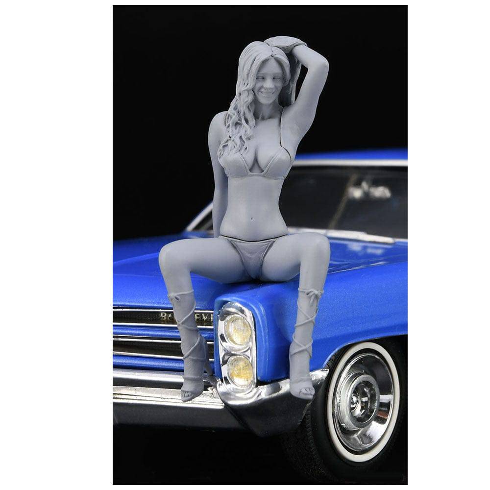 1/24 1966 AMERICAN COUPE TYPE P w/BLOND GIRLiS FIGURE