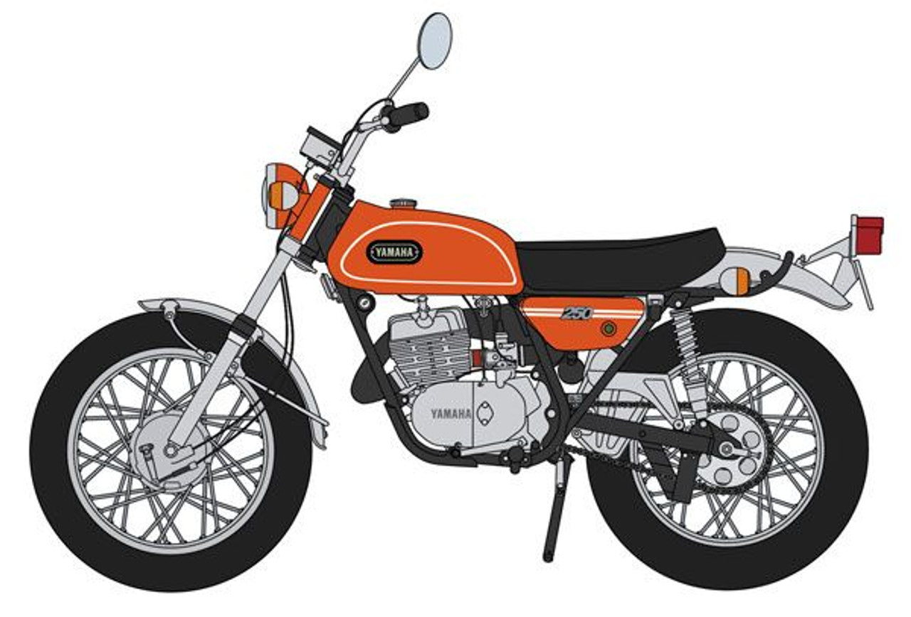 1/10 YAMAHA ENDURO DT250 MANDARIN ORANGE