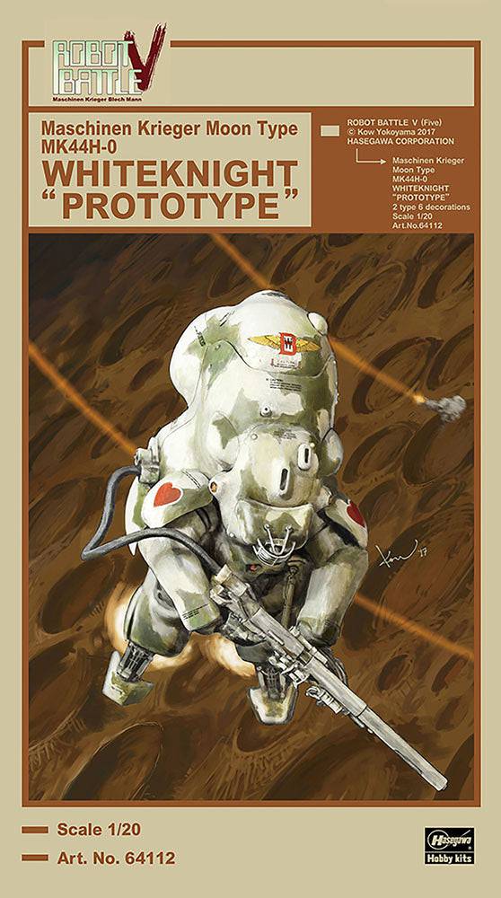 1/20 ROBOT BATTLE V(Five) Maschinen Krieger Moon Type MK44H-0 WHITEKNIGHT "PROTOTYPE"