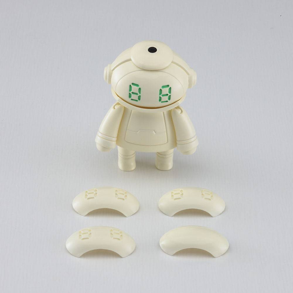 TINY MechatroMATE No.03 Replacement face set - Ivory and Blank - Two kits in the box