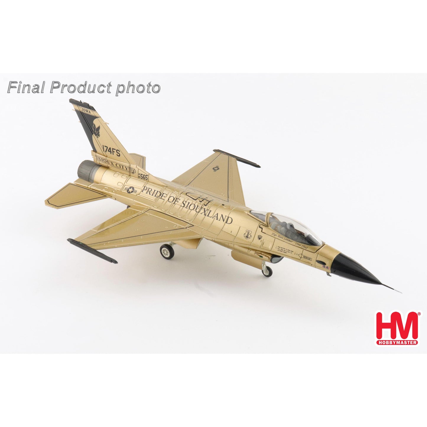 1/72 F-16A "Golden Bat Viper" 85-1565 185 ARW Iowa ANG 2022