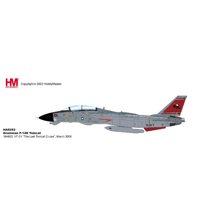 1/72 F-14D Tomcat 164603 VF-31 "The Last Tomcat Cruise" March 2006