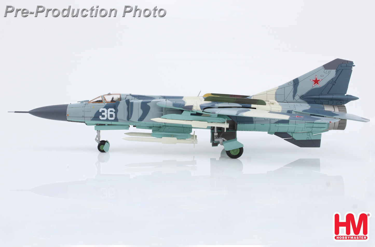 1/72 MIG-23-98 White 36 Russian Air Force (with 4 X R-77 Missiles)