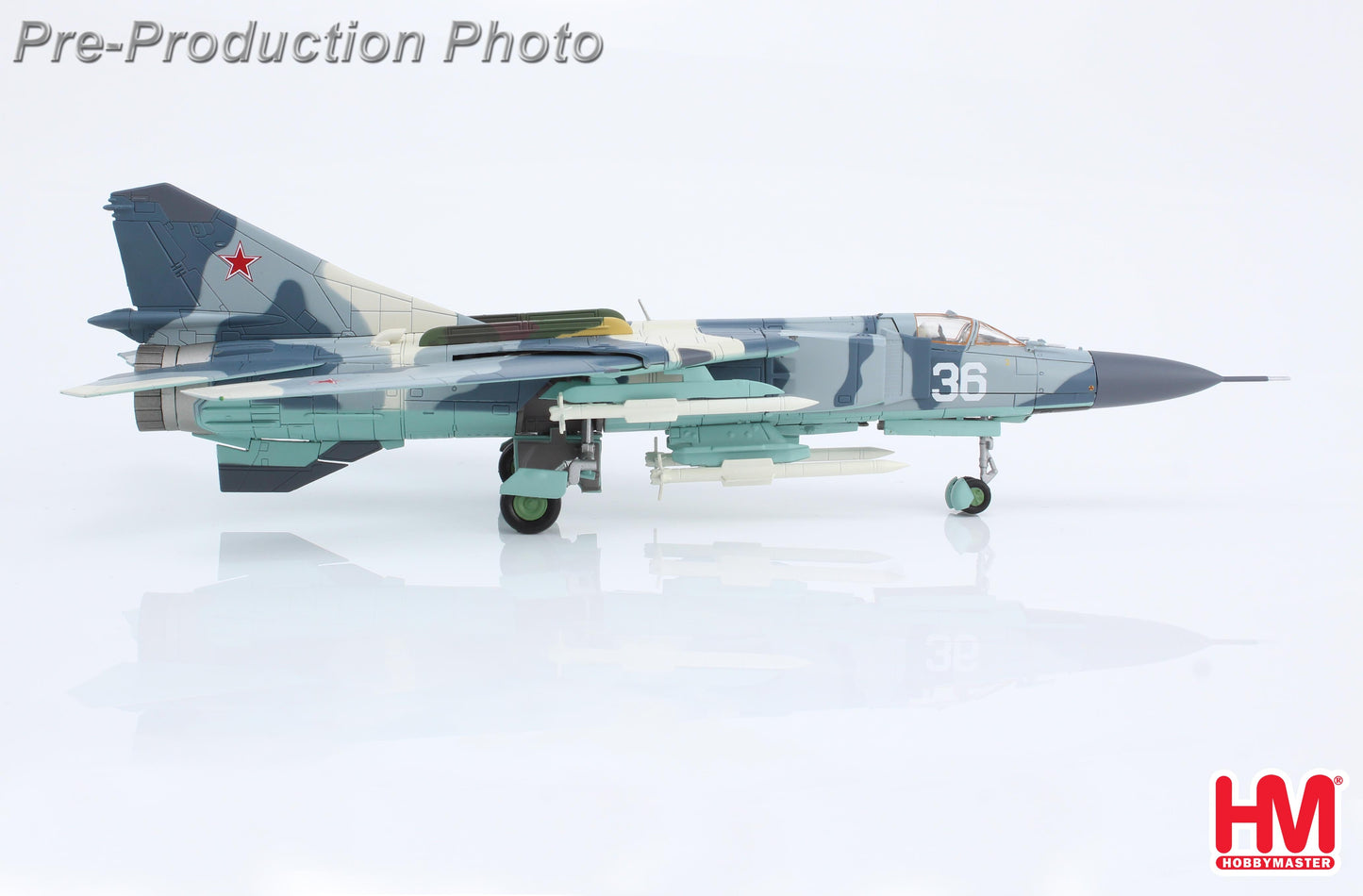 1/72 MIG-23-98 White 36 Russian Air Force (with 4 X R-77 Missiles)
