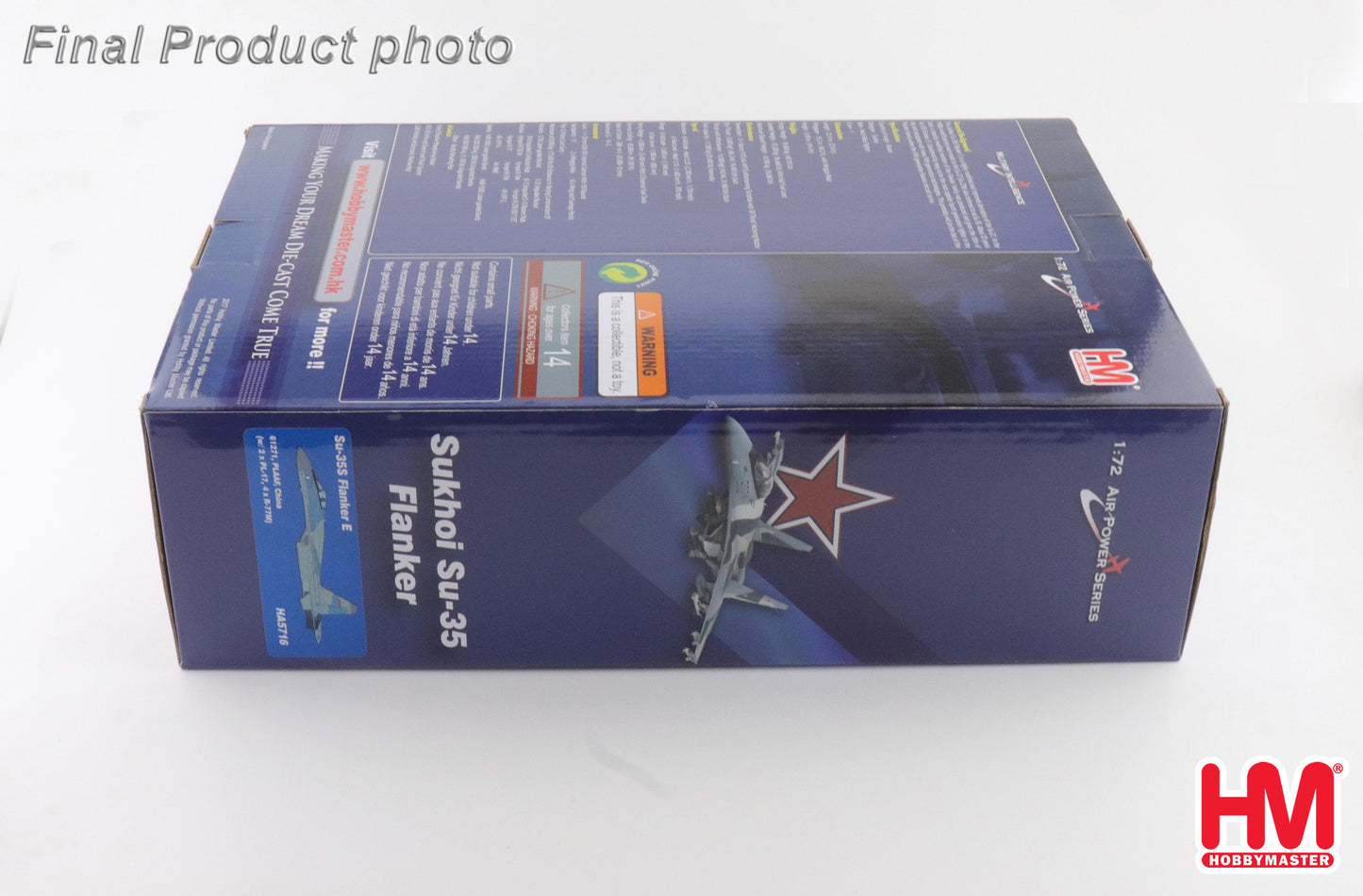 1/72 Su-35S Flanker E 61271 PLAAF China (with 2 x PL-17 4 x R-77M)