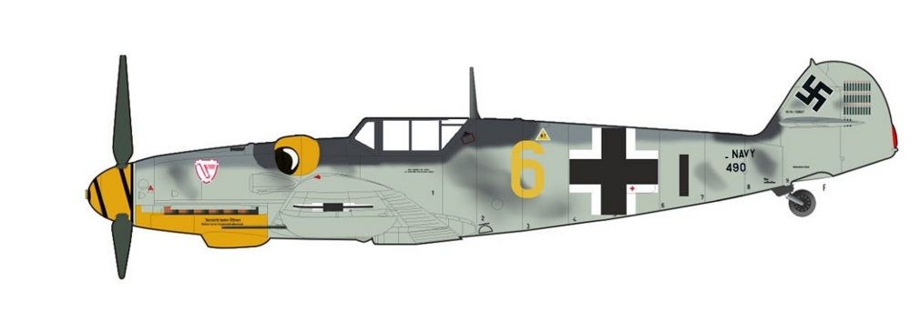 BF 109G-6 - Yellow 6 - Ofw. Alfred Surau 9./JG 3 Germany Sept 1943