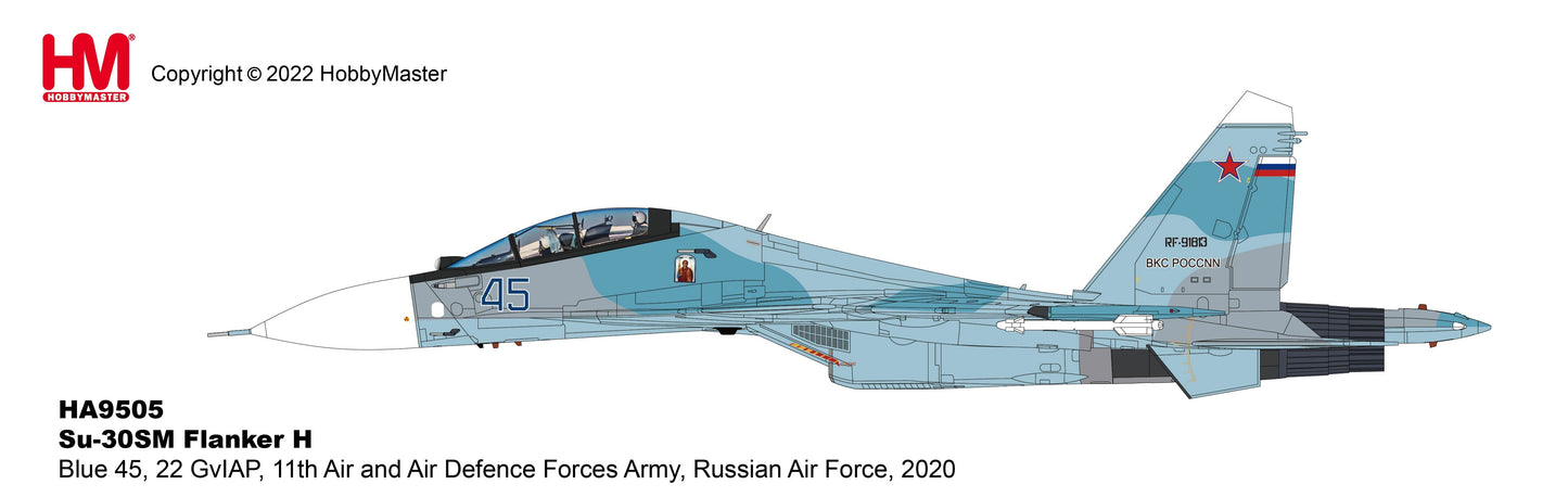 1/72 Su-30SM Flanker H Blue 45 22 GvIAP 11th Air and Air Defence Forces Army Russian Air Force 2020