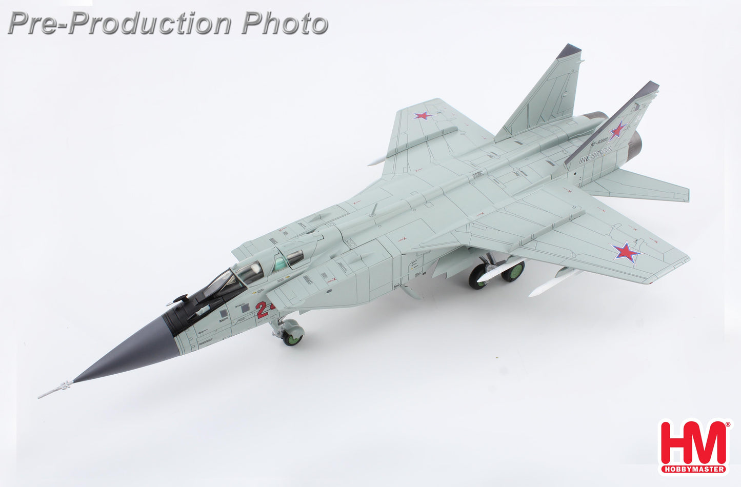 1/72 MIG-31BMÂ Red 24 712 Interceptor Regiment Kansk Central Military Region 2022 R-77 R-37 Missiles