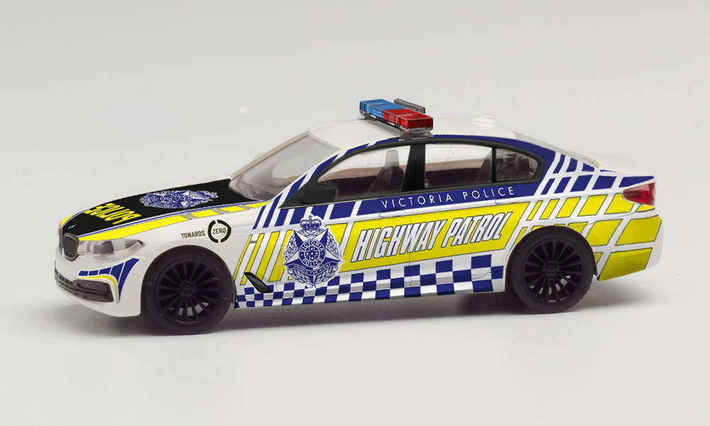1/87 BMW 5 Series Sedan - Victoria Police Highway Patrol -