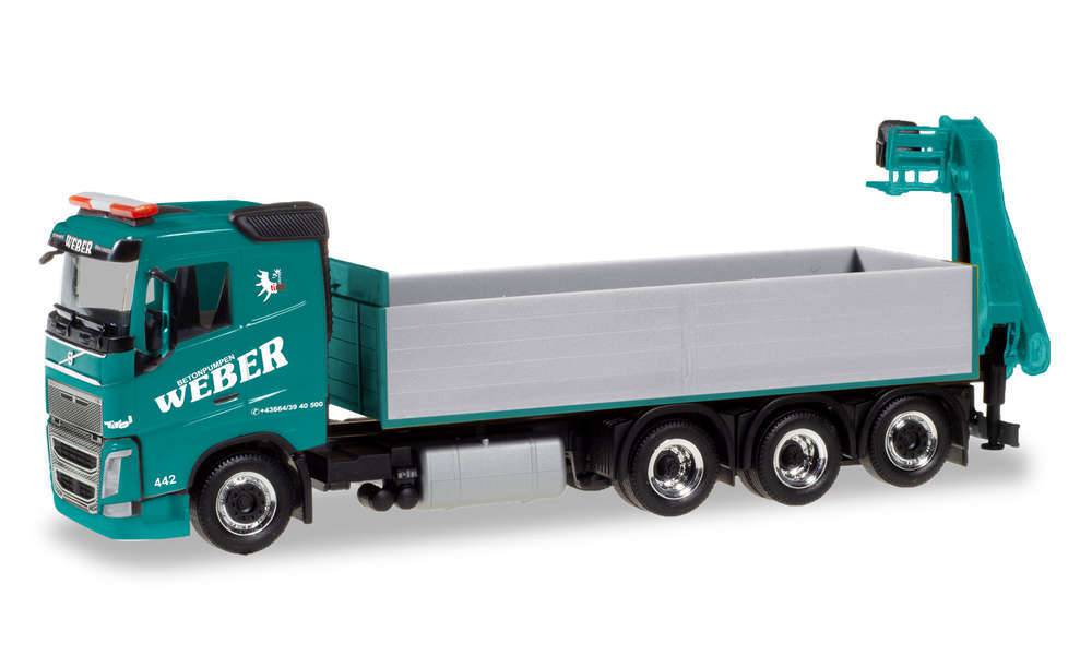1:87 Volvo FH Pick-Up Truck with Loading Crane Betonpumpen Weber (A)